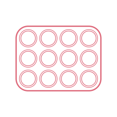 Objects Baking Pans Outline Svg File, Free Vectors File